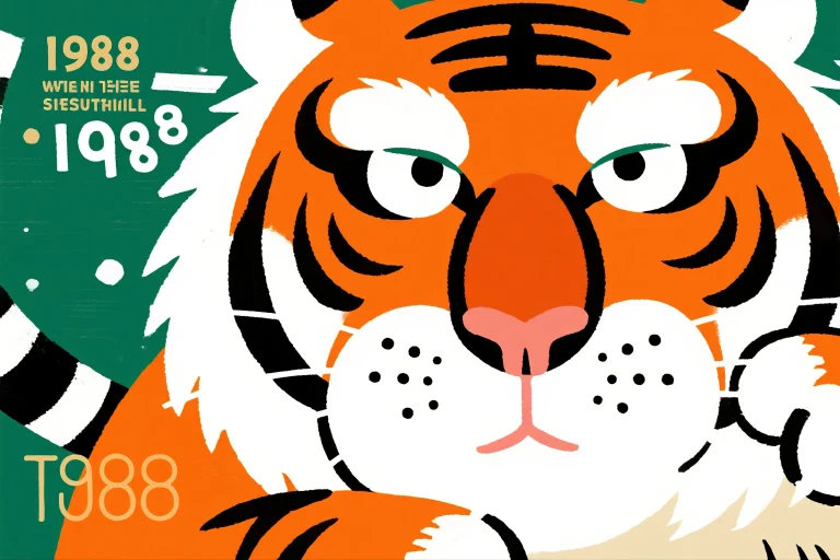 1998 Chinese Zodiac Tiger